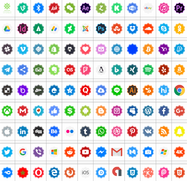 Font logos Color font插图1