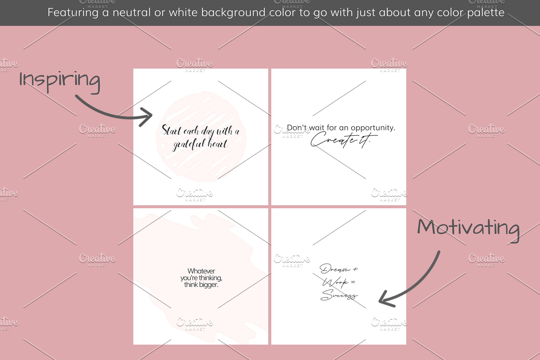 34款社交媒体引语模板素材库精选 34 Social Media Quotes (Motivation)插图(4)