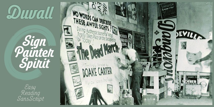 Duvall Font Family插图