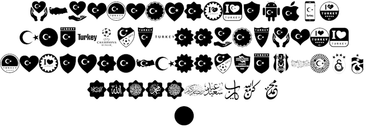 font turkey color font插图1