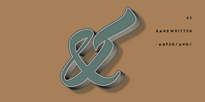 Ampersanders Font插图4