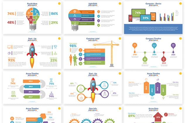100,000+页面项目推介企业介绍PPT幻灯片模板合集v2 Powerpoint Presentation Template Update V.2插图(14)