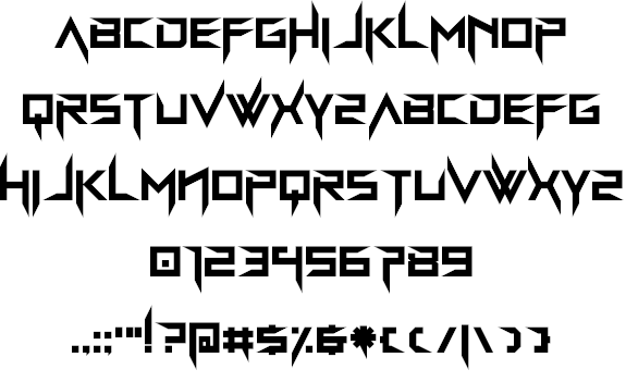 BravAda Arma font插图1