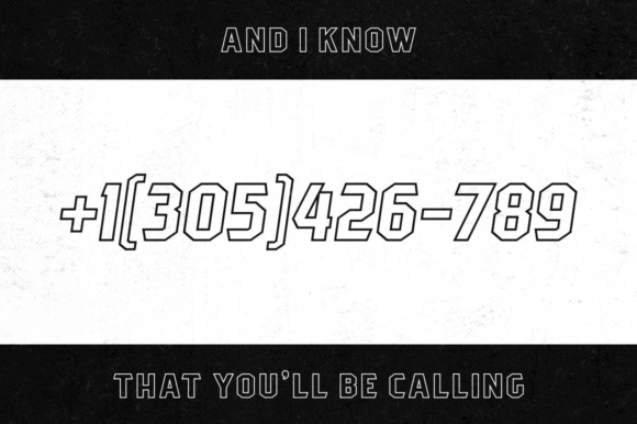 Pittsbrook Outline Font插图3