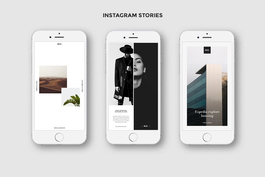 时尚风格社交媒体贴图PSD模板素材库精选 Stylish Social Media Pack插图(9)