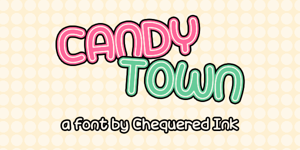 Candy Town font插图 Candy Town font插图