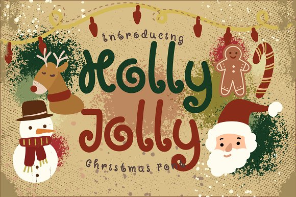 Holly Jolly Font插图