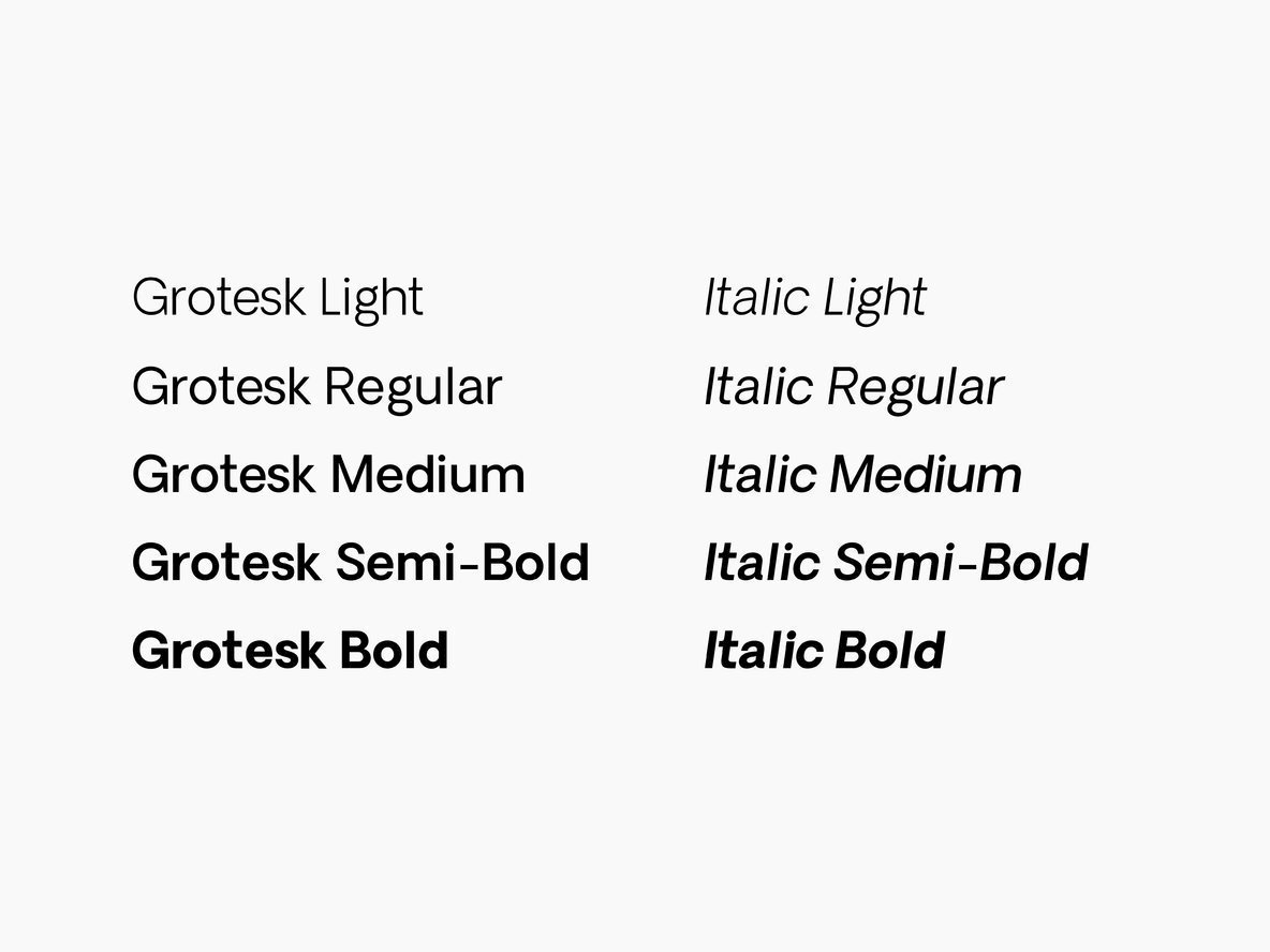 Oakes Grotesk Font Family插图2