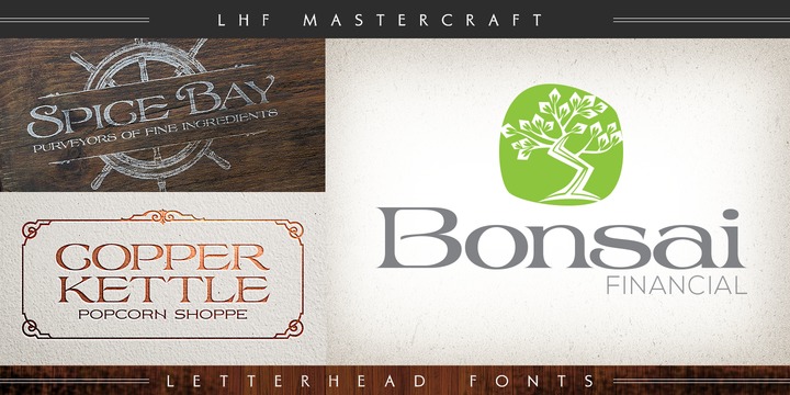 LHF Mastercraft Font Family插图