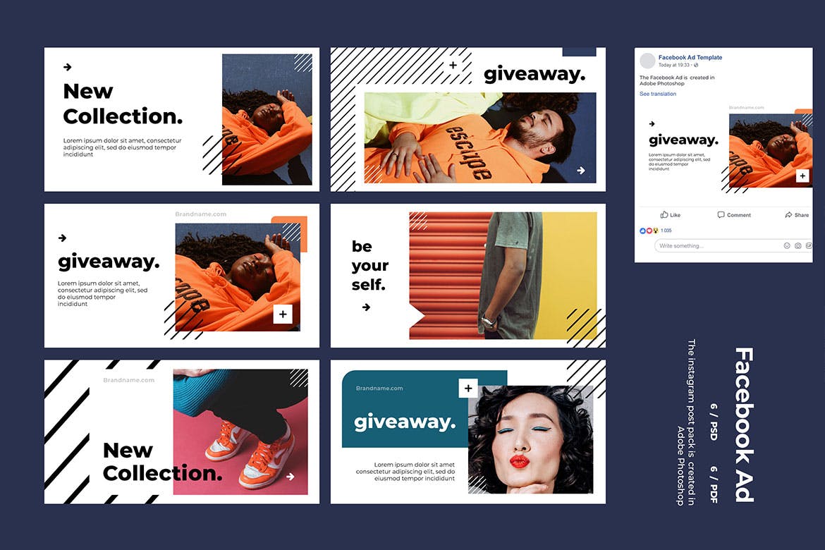 品牌推广Facebook社交广告设计模板素材库精选v7 Facebook Ad Template Vol.7插图(2)