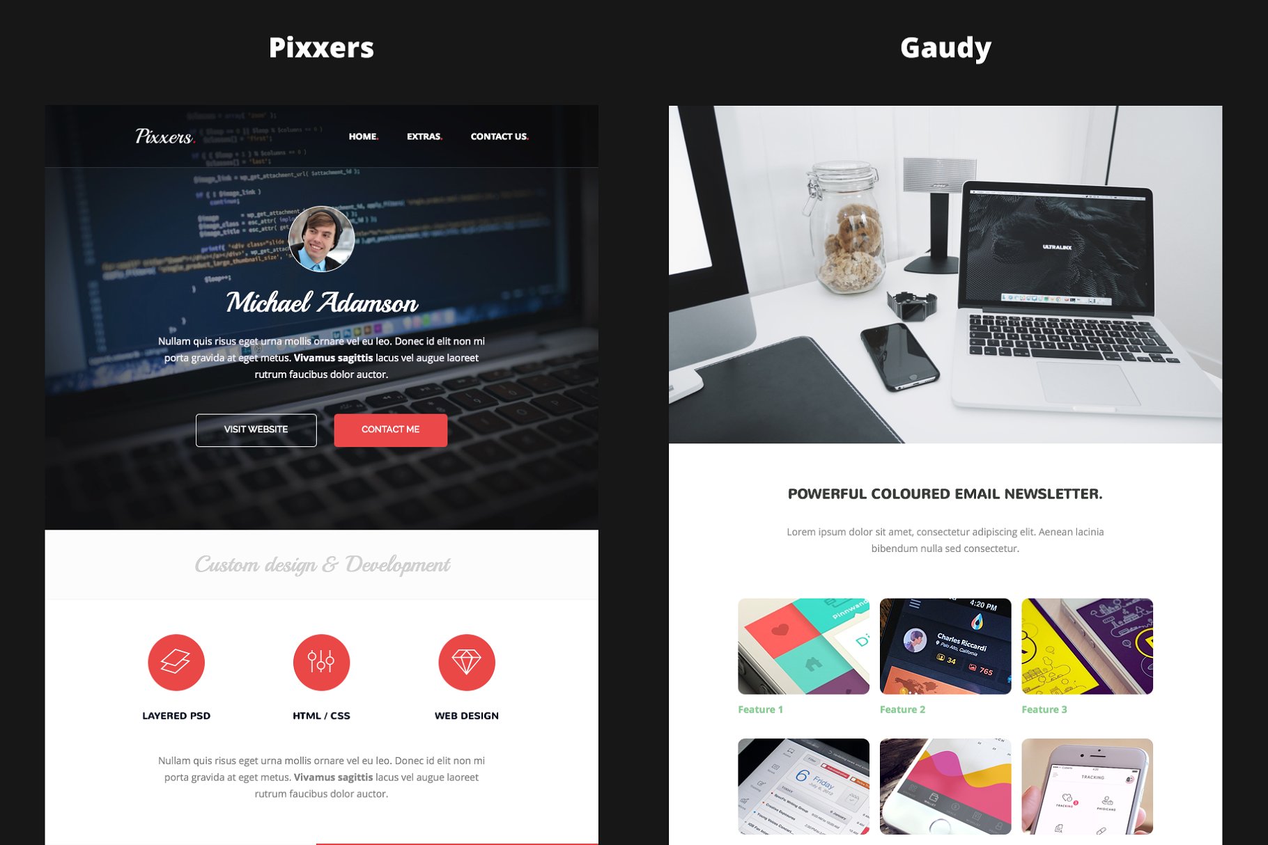 电子邮件广告促销营销EDM模板 Combo#2 – B1+B3 – 14 Email Templates插图(5)