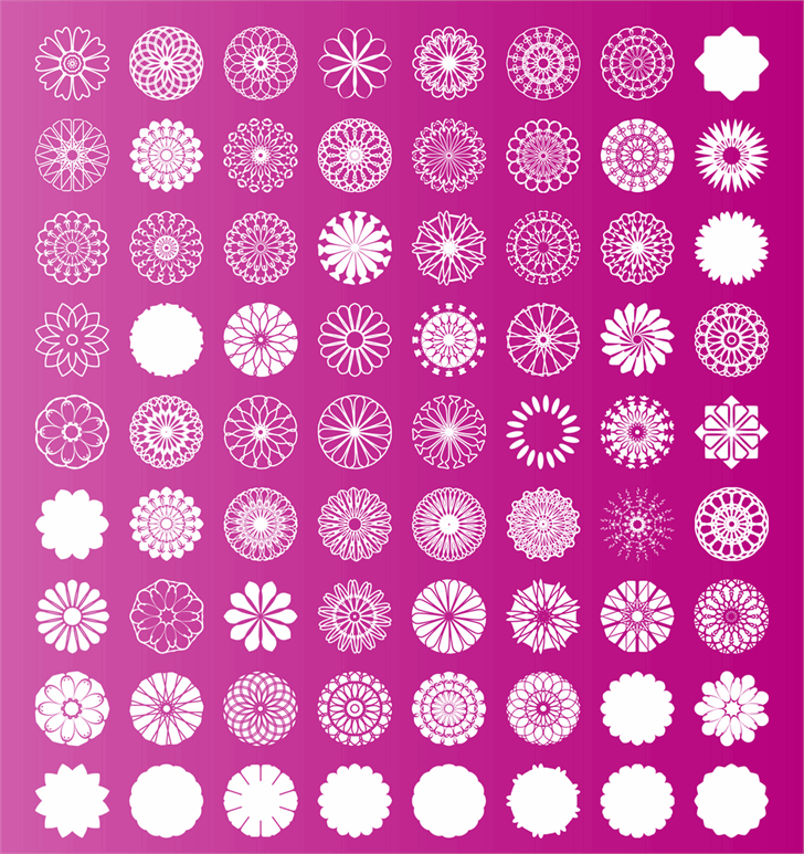 shapes pro font插图