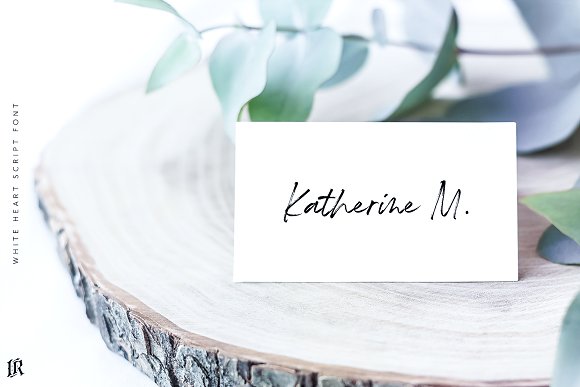 White Heart Font插图4