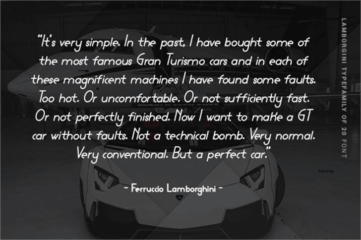 Lamborgini font插图4 Lamborgini font插图4