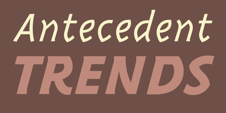 Triplex Italic Font Family插图2