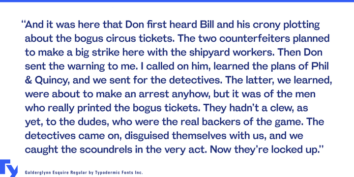 Galderglynn Esquire Font Family插图2