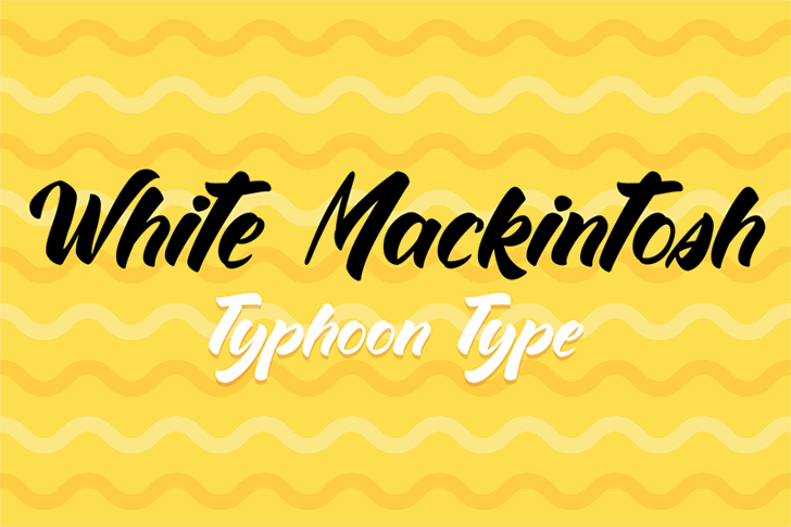 White Mackintosh font插图 White Mackintosh font插图
