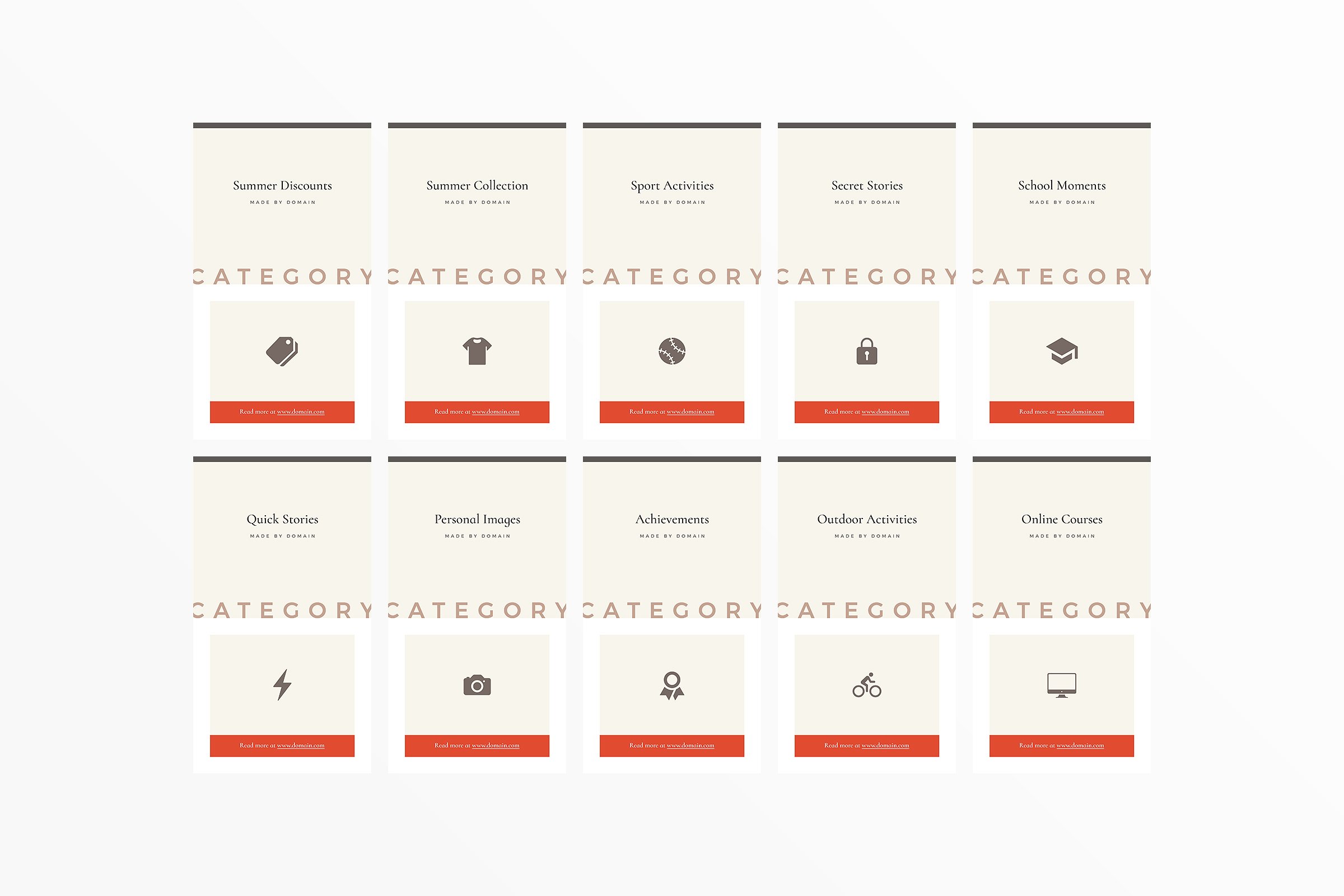 Ins社交电商热点贴图模板素材库精选 San Francisco Instagram Highlights插图(20)