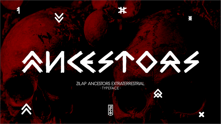 Zilap Extraterrestrial Acestors font插图1