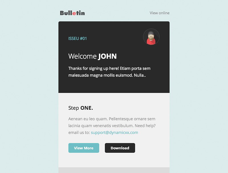 电子邮件广告促销营销EDM模板 Combo#2 – B1+B3 – 14 Email Templates插图(8)