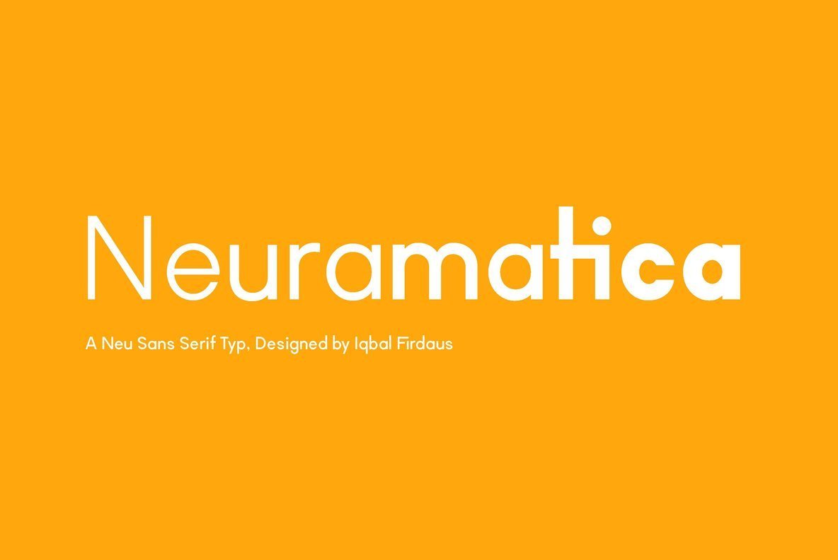 TG Neuramatica Font Family插图