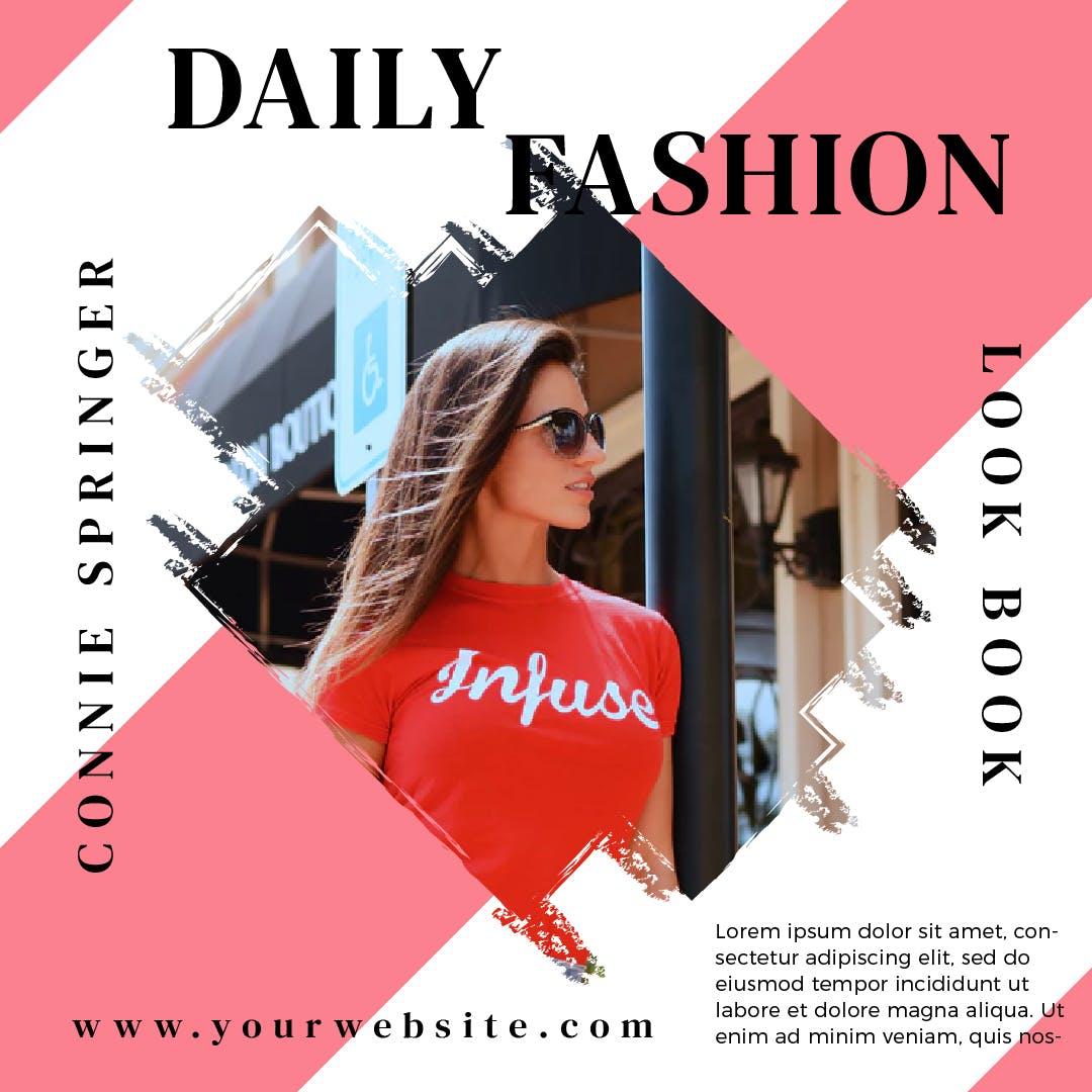 时尚品牌社交媒体推广设计模板素材库精选素材 Fashion Exhibition Media Banners插图(4)