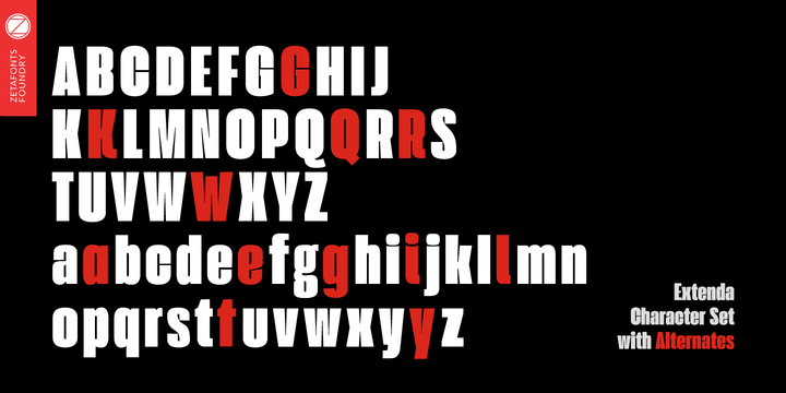 Extenda Font Family插图2