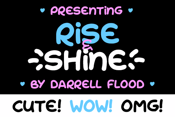 Rise & Shine font插图 Rise & Shine font插图