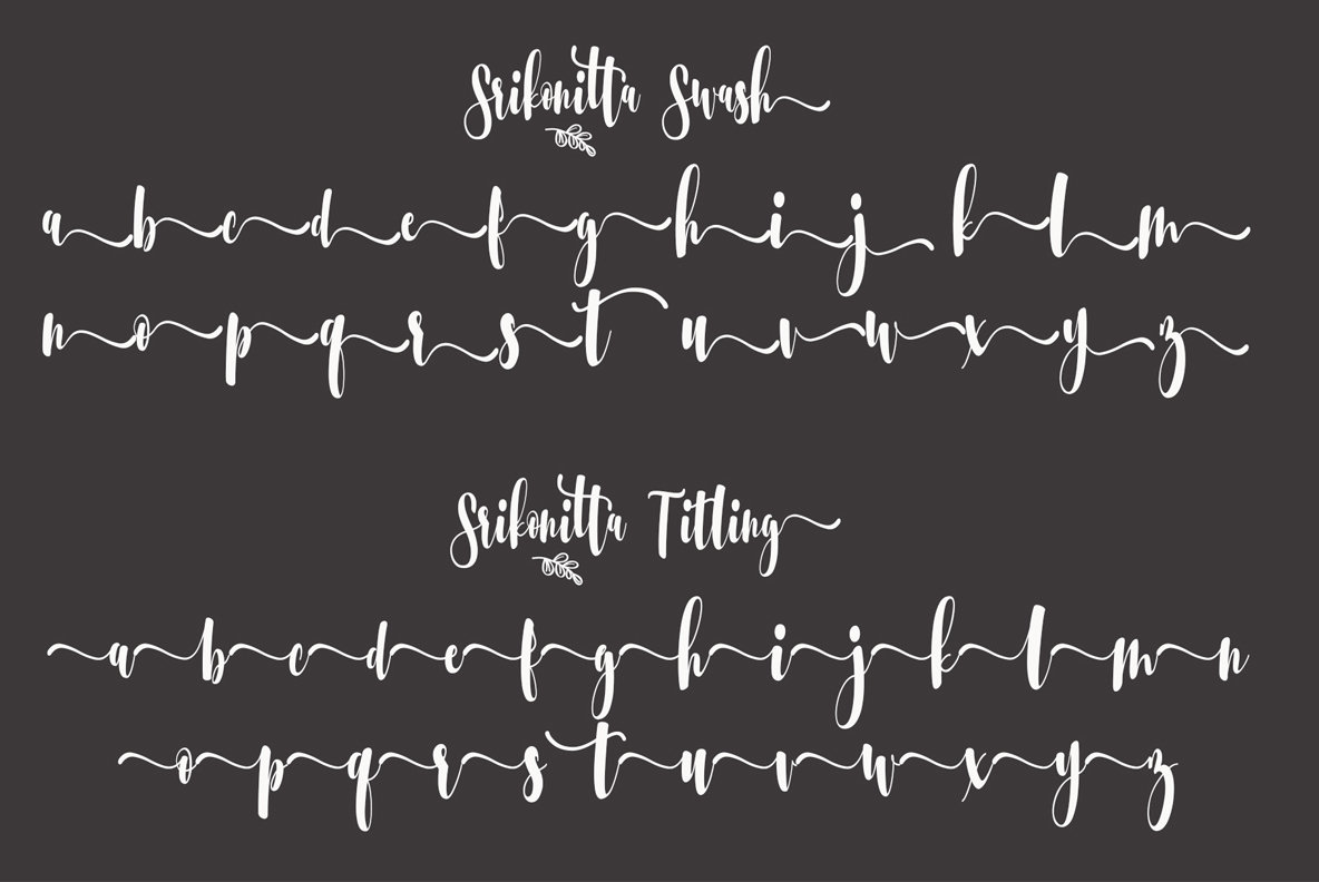 Srikonitta Font Family插图7