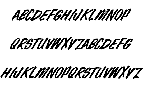 The Quick Marker font插图1 The Quick Marker font插图1