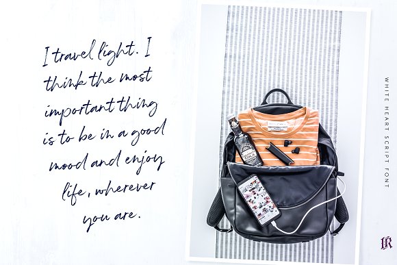 White Heart Font插图5