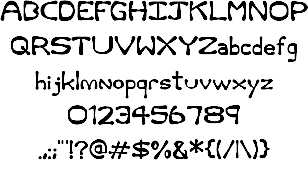 Rum and Bones font插图1 Rum and Bones font插图1