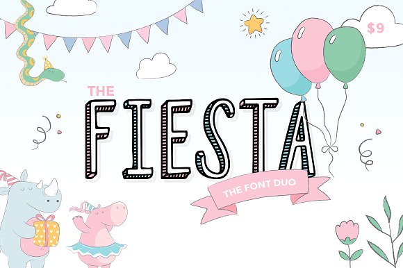 Fiesta Font Duo插图