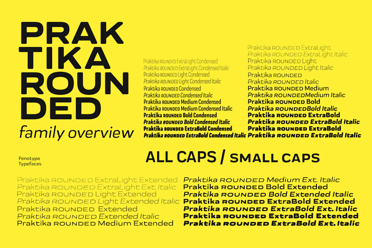 Praktika Rounded Font Family插图1