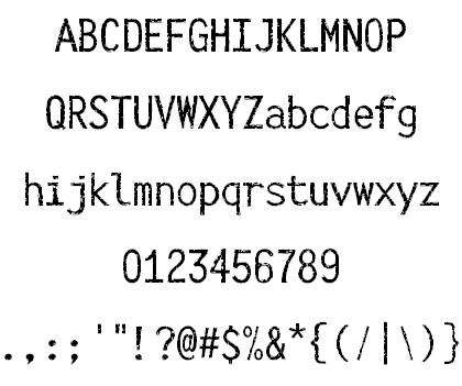 IckyTicket Mono font插图2 IckyTicket Mono font插图2