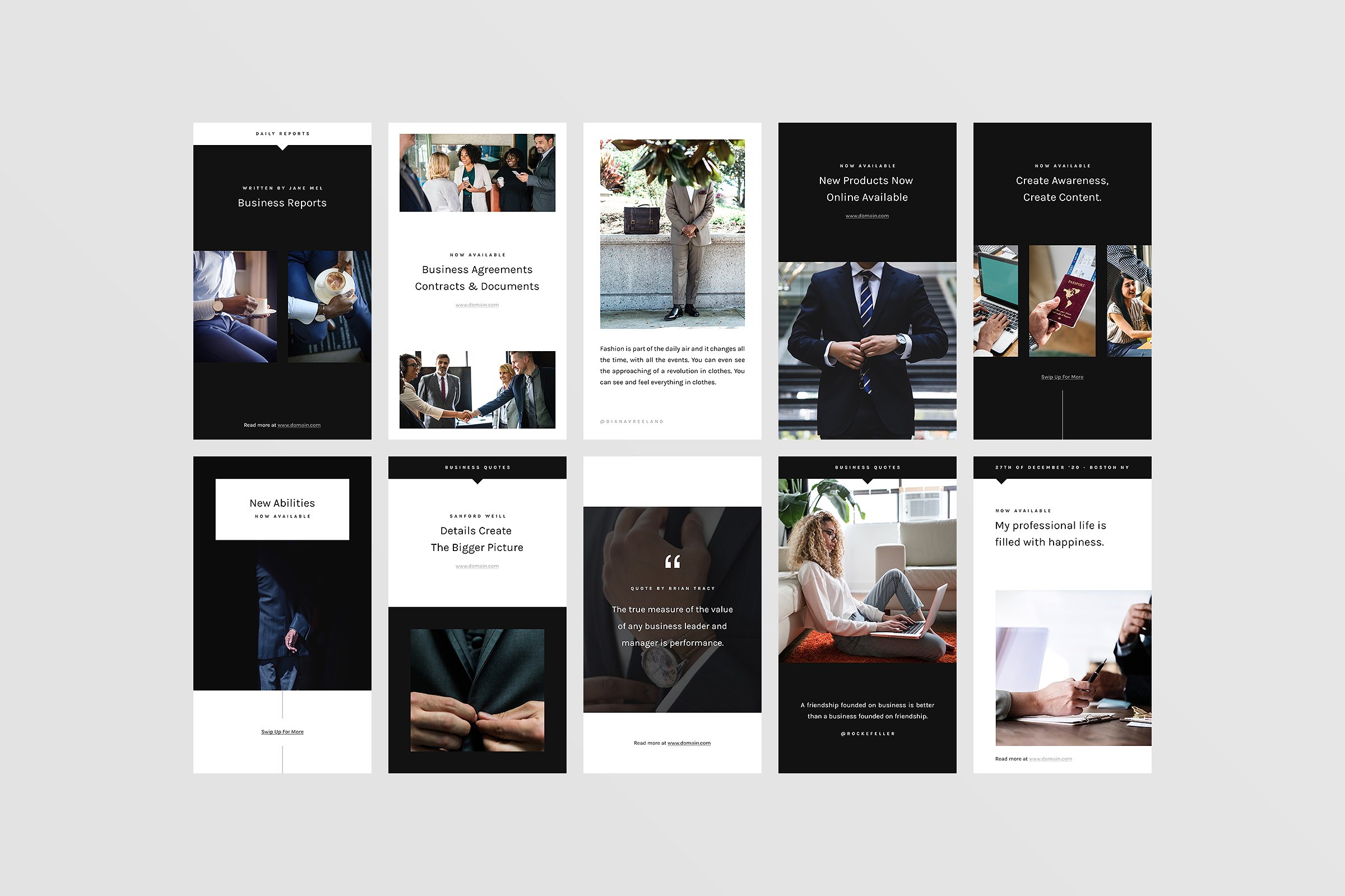 社交媒体适用文章插图模板素材库精选 Boston Instagram Stories插图(7)