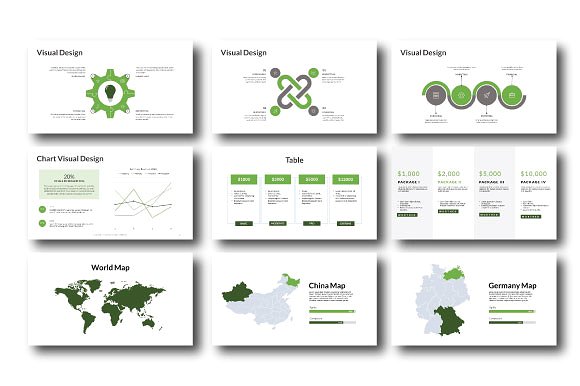 Gena–48页创意极简的商业化PPT模板下载[ppt,pptx]插图(4)