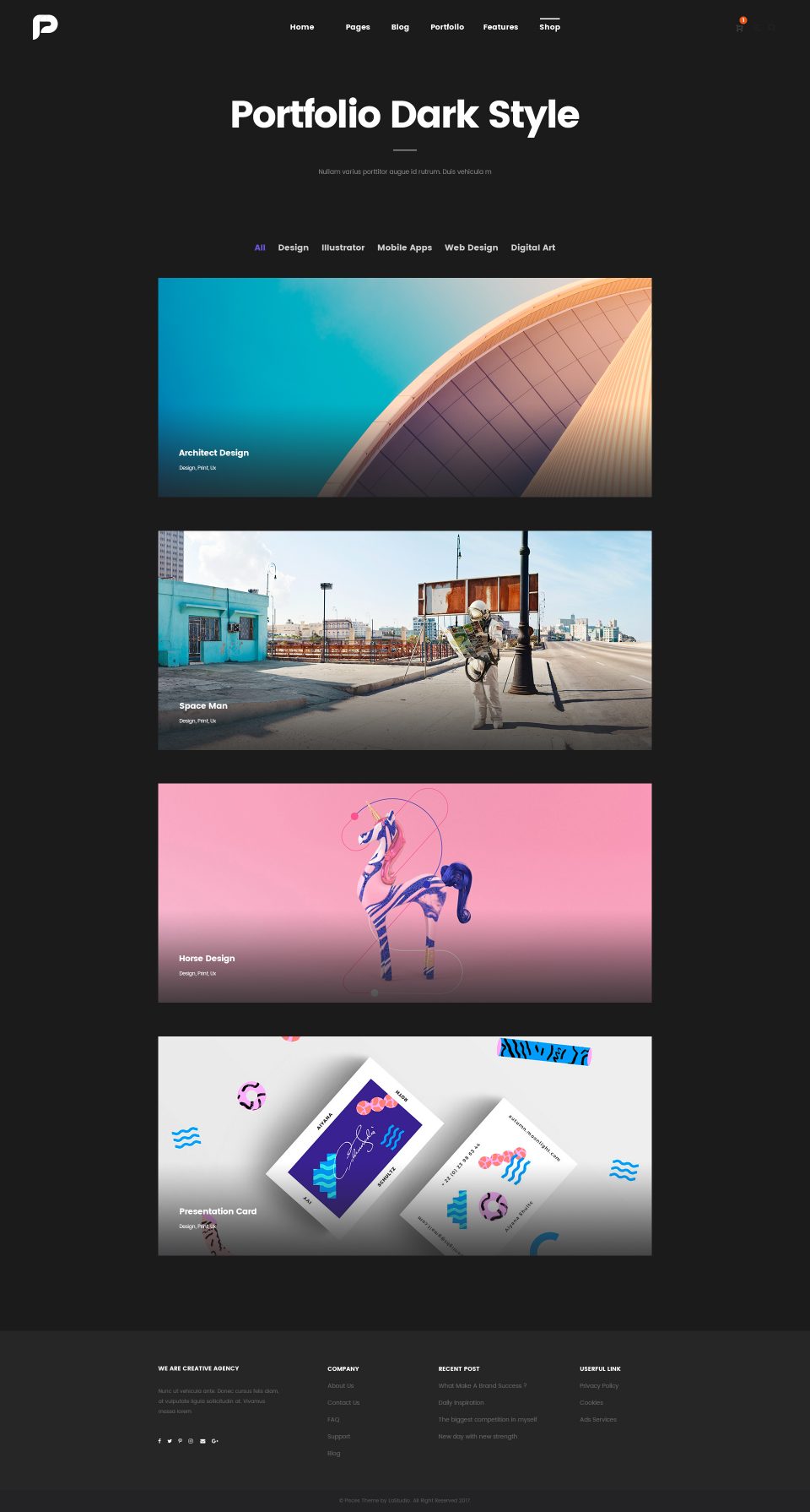 高质量网站全套 PSD 模板素材库精选 Pisces-Multi Concept PSD Template插图(15)