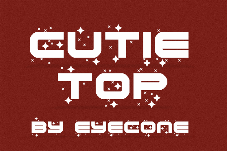 Cutie Top font插图