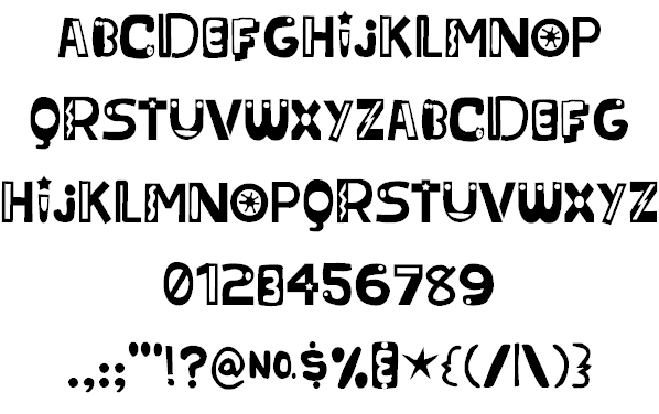 Cruel Sunflower font插图1