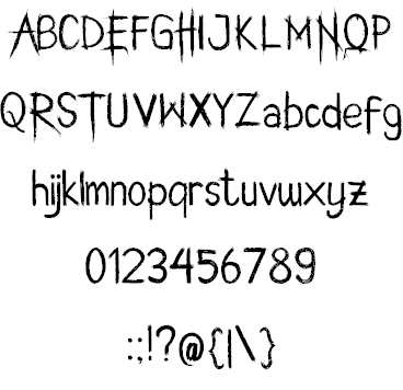AnotherScream font插图7