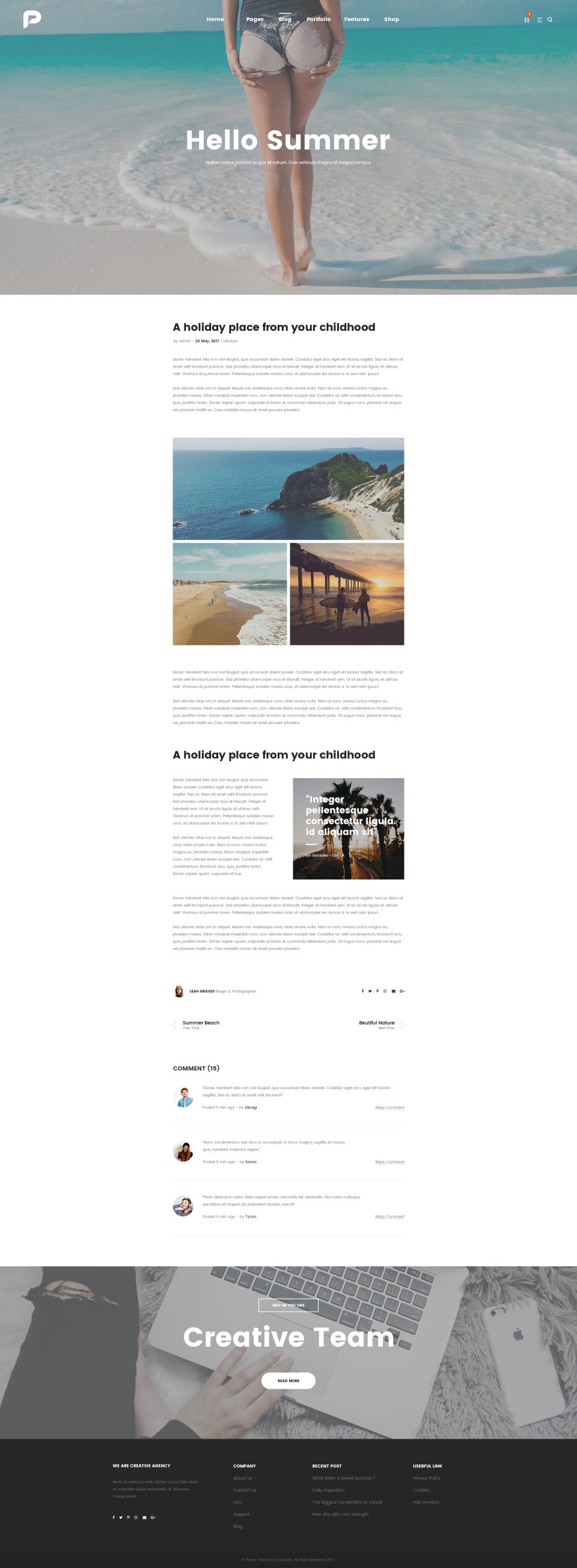 高质量网站全套 PSD 模板素材库精选 Pisces-Multi Concept PSD Template插图(6)