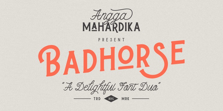 Badhorse Font插图