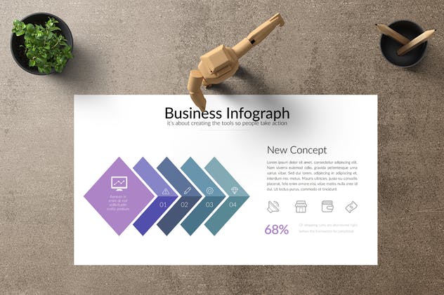商业模式PPT展示幻灯片模板下载 MAXPLUS Powerpoint Template插图(2)