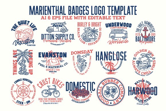 Marienthal Font Bundle + Extras!插图2