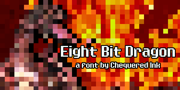 Eight Bit Dragon font插图