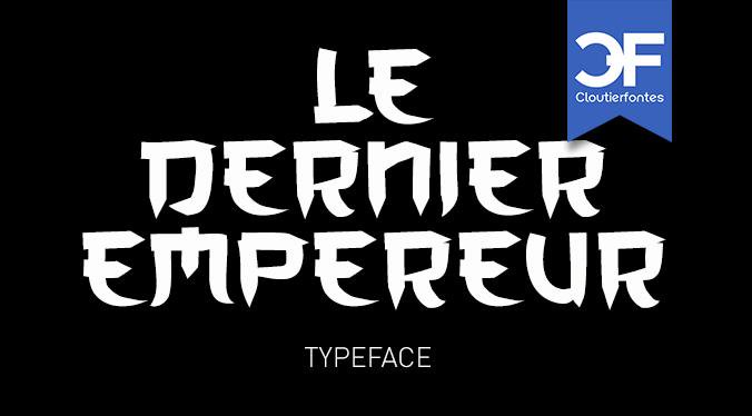 CF Le dernier Empereur Personal font插图