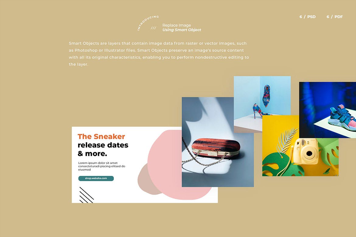 运动品牌Facebook社交推广广告设计模板素材库精选v6 Facebook Ad Template Vol.6插图(1)