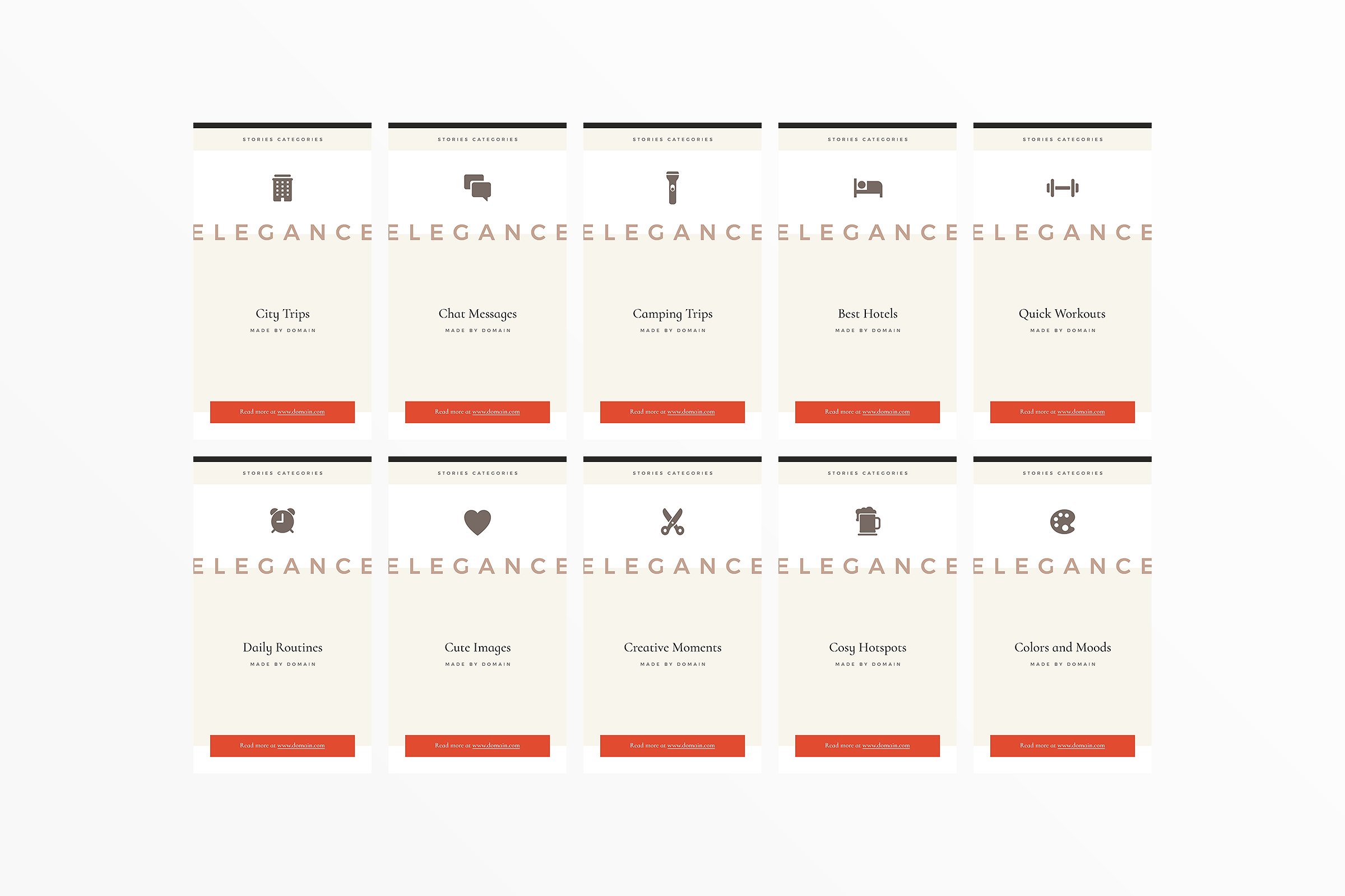 Ins社交电商热点贴图模板素材库精选 San Francisco Instagram Highlights插图(18)