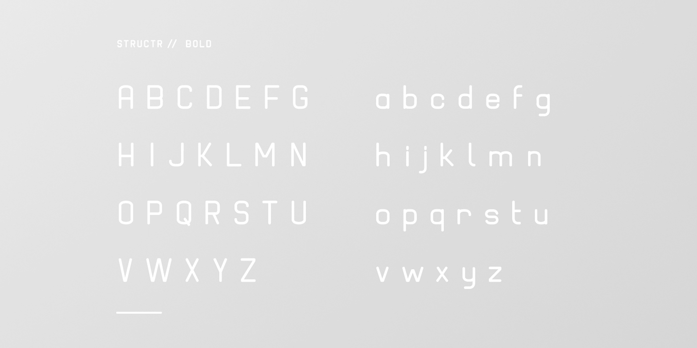 Structr Font Family插图3